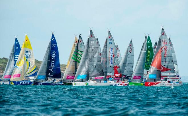 The Solitaire du Figaro is the world's top annual solo offshore race, drawing the world's best racers to its start line. - Solitaire du Figaro © Alexis Courcoux